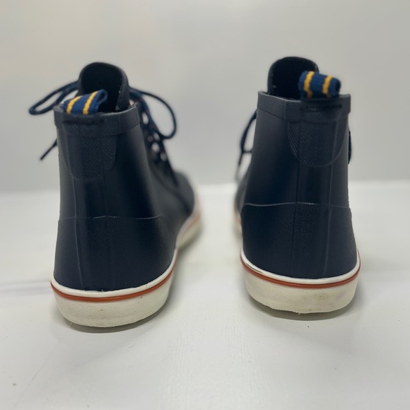 Fashionable Navy Blue unisex waterproof boots EU 42 men’s 9 women’s 11.5 - Picture 4 of 7